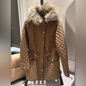 Zara fur coat